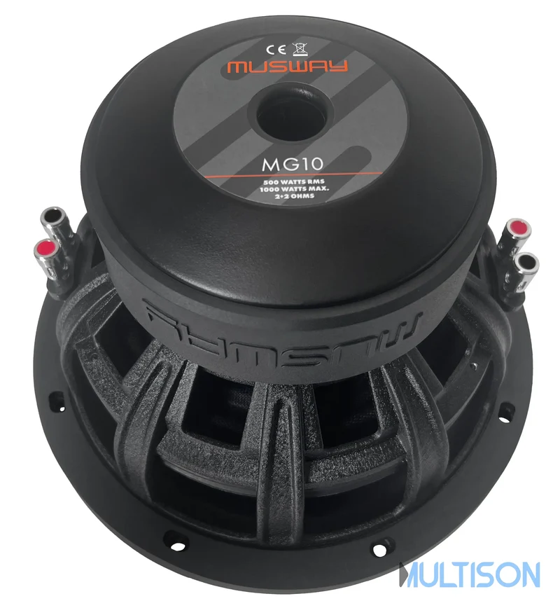 MUSWAY MG10 – Subwoofer 25 cm (10”) avec Grille Incluse