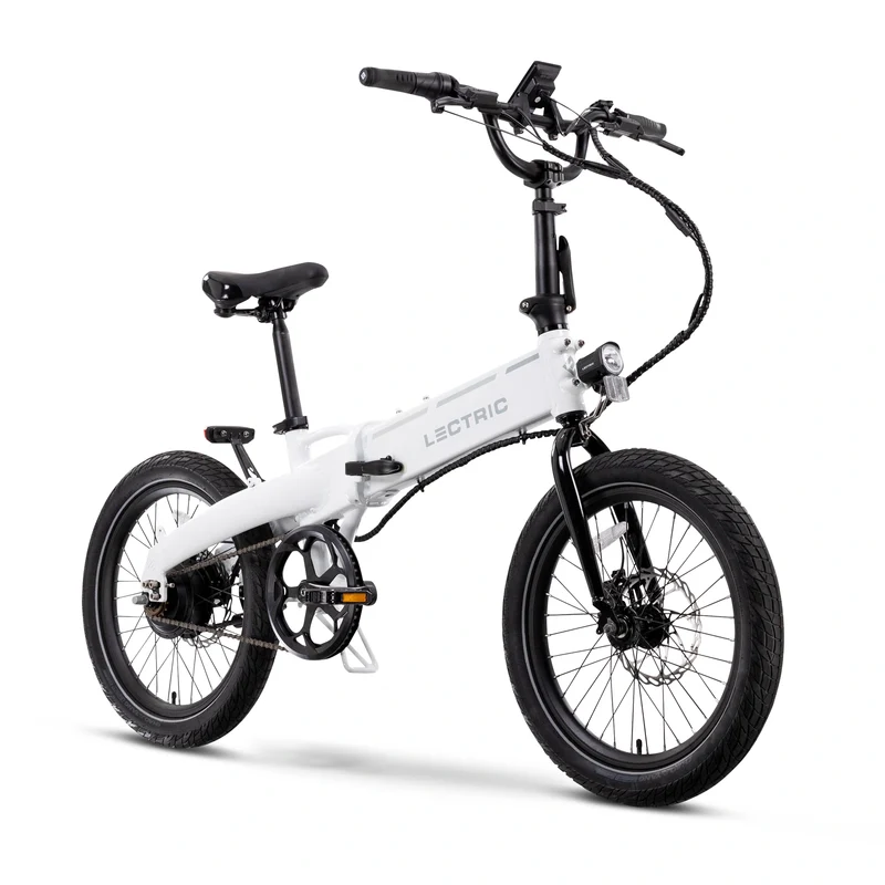 XP Lite2 Arctic White Long-Range + FREE Rear Rack, Fenders, Elite Headlight, Suspension Seat Post ($346 Value)