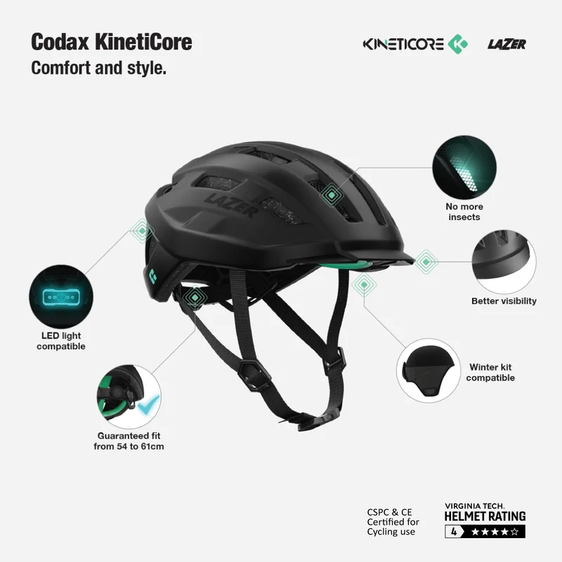 Lazer Pnut KinetiCore 2.0 Toddlers' Helmet - Flying Rocket