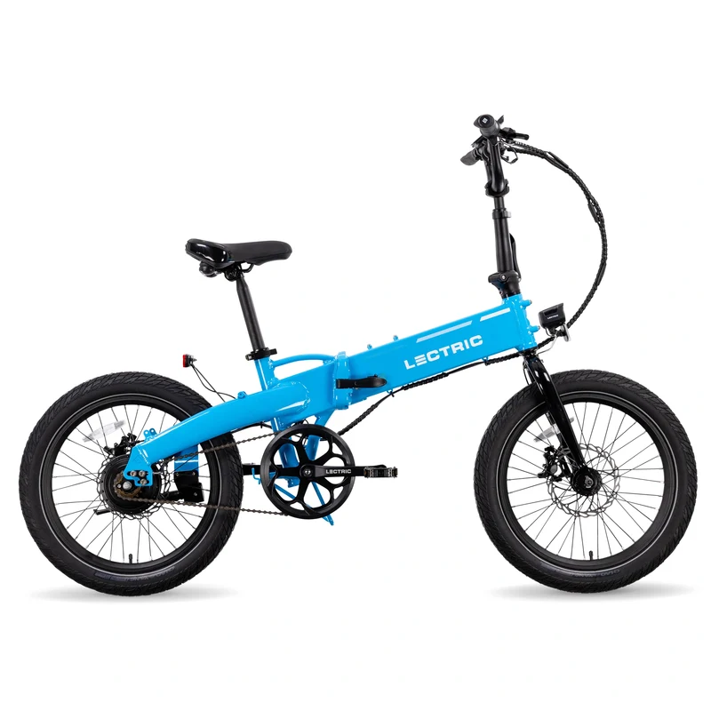 XP Lite2 Lectric Blue Long-Range + FREE Rear Rack, Fenders, Elite Headlight, Suspension Seat Post ($346 Value)