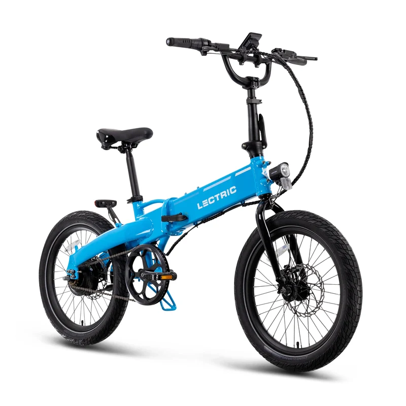 XP Lite2 Lectric Blue Long-Range + FREE Rear Rack, Fenders, Elite Headlight, Suspension Seat Post ($346 Value)
