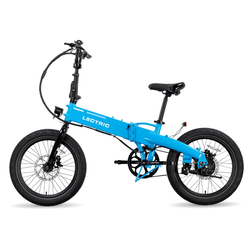 XP Lite2 Lectric Blue Long-Range + FREE Rear Rack, Fenders, Elite Headlight, Suspension Seat Post ($346 Value)