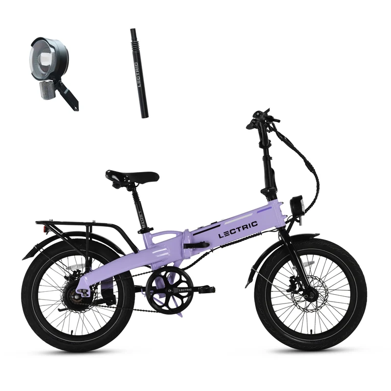 XP Lite2 Lavender Haze Long-Range + FREE Rear Rack, Fenders, Elite Headlight, Suspension Seat Post ($496 Value) [CA]