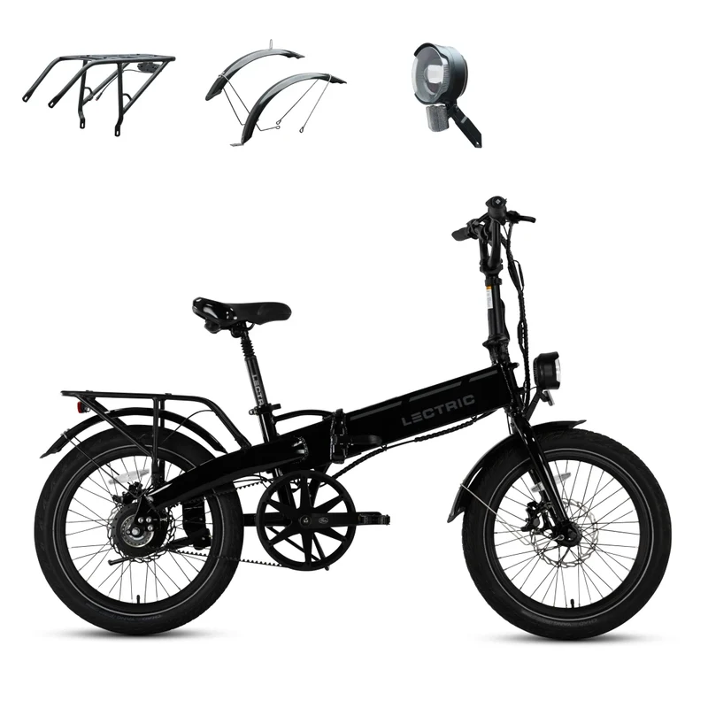 XP Lite2 JW Black Long-Range + FREE Rear Rack, Fenders, Elite Headlight, Suspension Seat Post ($496 Value) [CA]