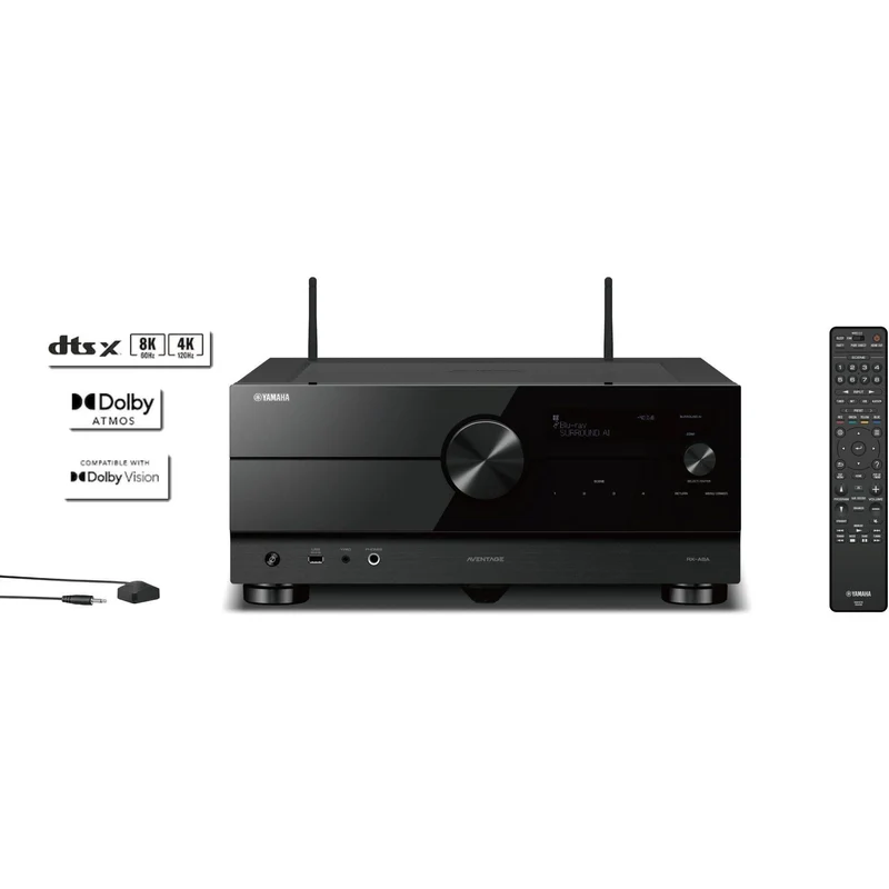 Récepteur AV cinéma maison 11.1 canaux, 11x150W, 8K, 3 Zone , Yamaha RXA8A
