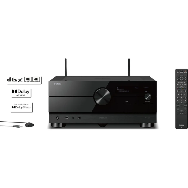 Récepteur AV cinéma maison 9.1 canaux, 9x150W, 8K, 3 Zone , Yamaha RXA6A