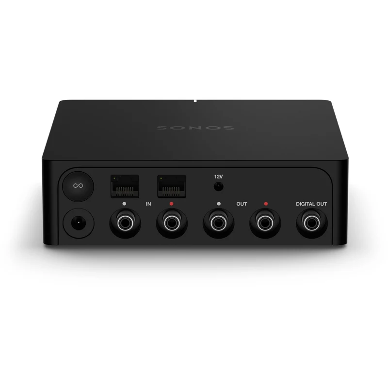 Amplificateur stéréo WiFi, Sonos Port - Noir