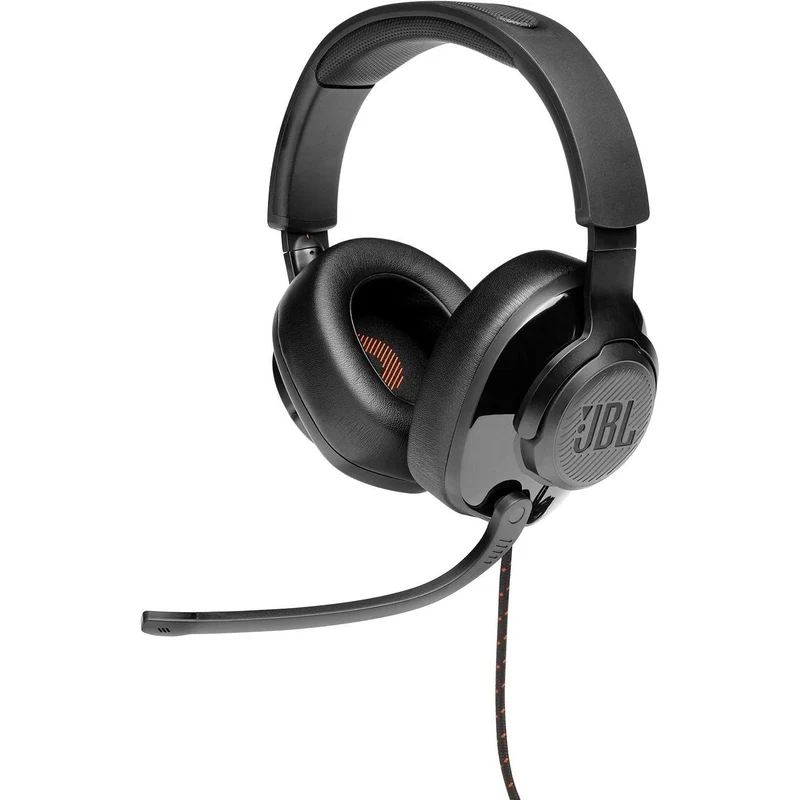 Casque gaming professionnel PC filaire USB, JBL Quantum 200 - Noir