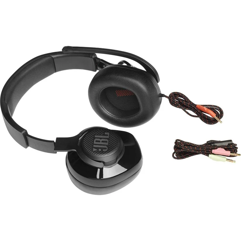 Casque gaming professionnel PC filaire USB, JBL Quantum 200 - Noir