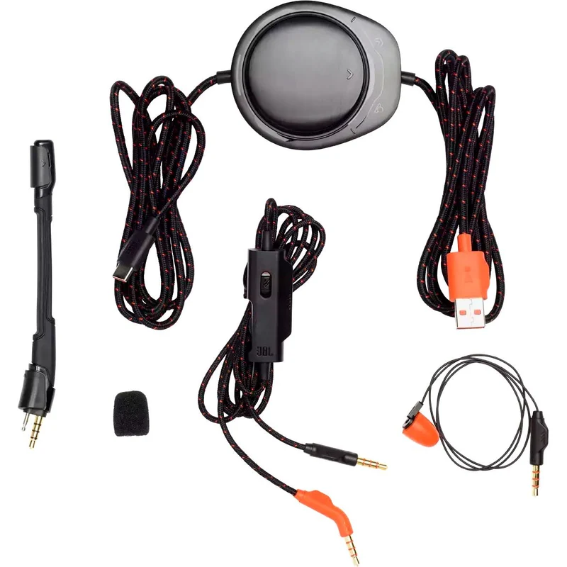 Casque gaming professionnel PC filaire USB, JBL Quantum One - Noir