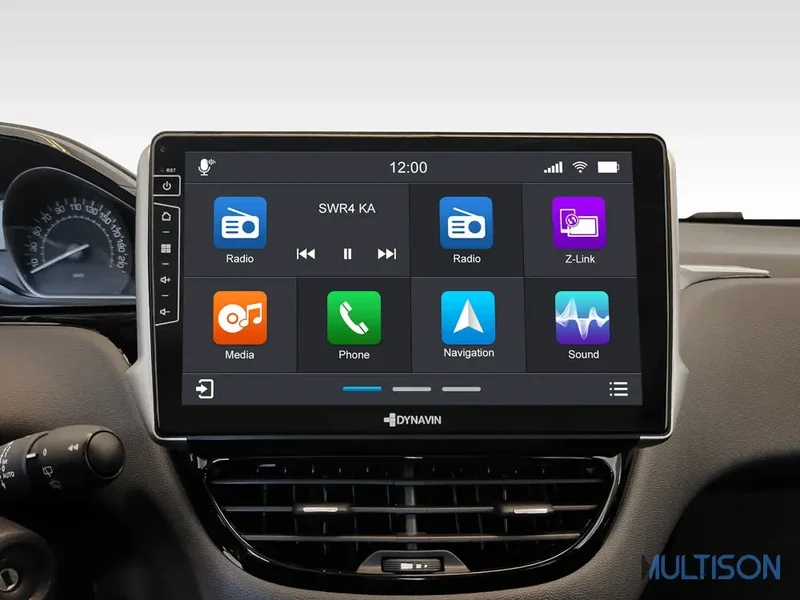 DYNAVIN D9-PG208 Premium Flex : Autoradio Carplay Android 10,1 pouces pour Peugeot 208