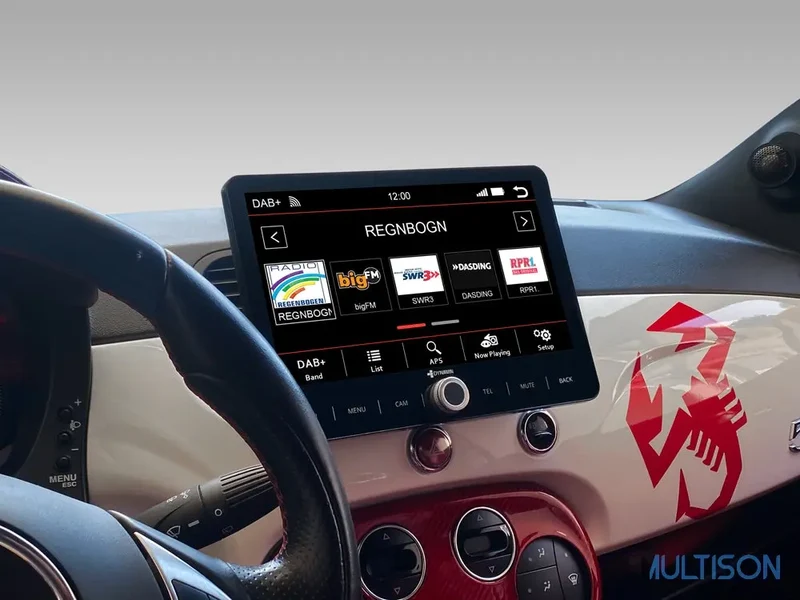 DYNAVIN D9-FT500 Premium Flex – Autoradio Carplay Android 10,1 pouces pour Fiat 500