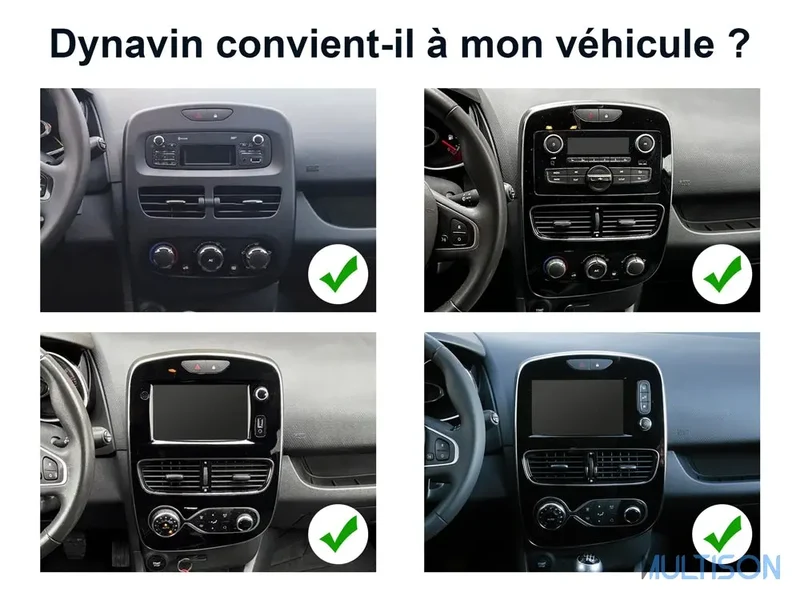 DYNAVIN D9-RNCL Premium Flex – Autoradio Carplay Android 9 pouces pour Renault Clio VI
