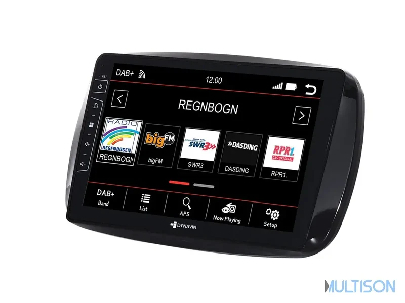 DYNAVIN D9-DF434 Premium – Autoradio Carplay Android 9 pouces pour Smart Fortwo (à partir de 2016)