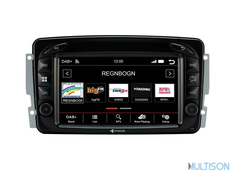 DYNAVIN D9-MC2000 Premium Flex - Autoradio Carplay Android 7 pouces pour Mercedes Vito | Viano