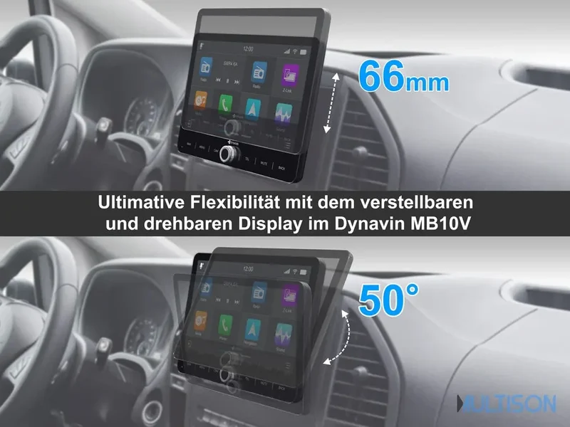 DYNAVIN D9-MB10V Premium Flex - Autoradio Android 10,1 pouces pour Mercedes Vito & Viano W639