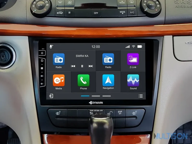 DYNAVIN D9-W211 Premium Flex - Autoradio Android 9 pouces pour Mercedes Classe E W211