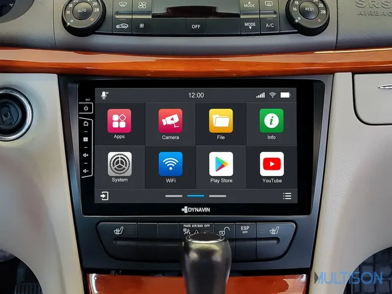 DYNAVIN D9-W211 Premium Flex - Autoradio Android 9 pouces pour Mercedes Classe E W211