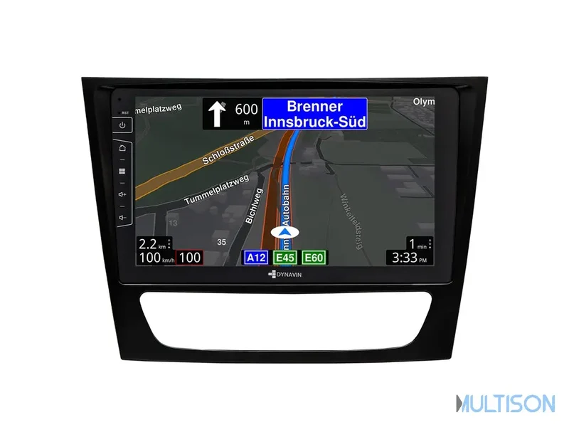 DYNAVIN D9-W211 Premium Flex - Autoradio Android 9 pouces pour Mercedes Classe E W211