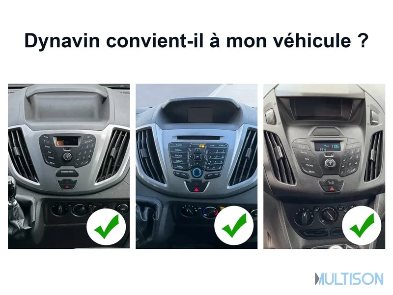 DYNAVIN D9-TS14 Plus – C - Autoradio Carplay Android pour Ford Transit 2014-2018