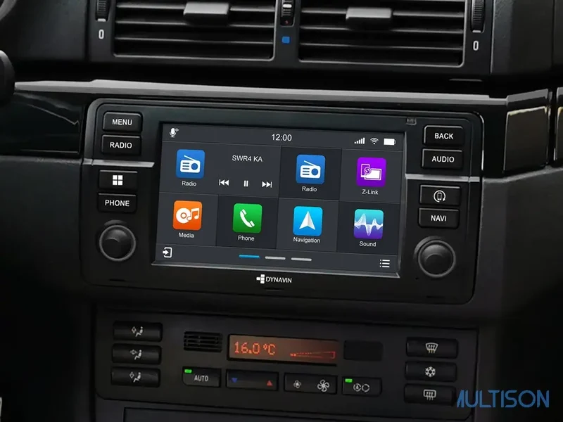 DYNAVIN D9-E46 Premium Flex - Autoradio Carplay Android pour BMW Série 3 E46
