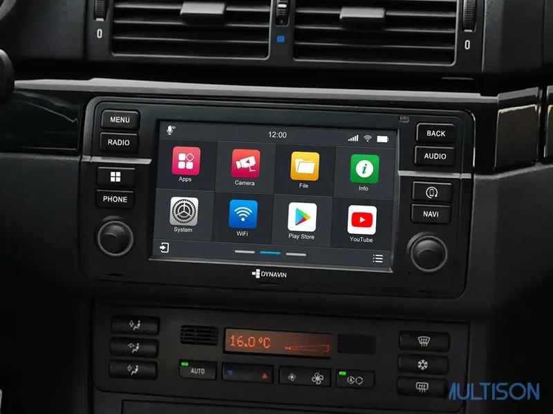 DYNAVIN D9-E46 Premium Flex - Autoradio Carplay Android pour BMW Série 3 E46
