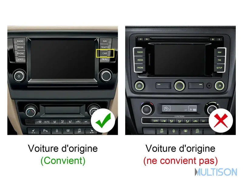 DYNAVIN D9-RPH Premium Flex - Autoradio 8"CarPlay & Android Auto pour Skoda Rapid