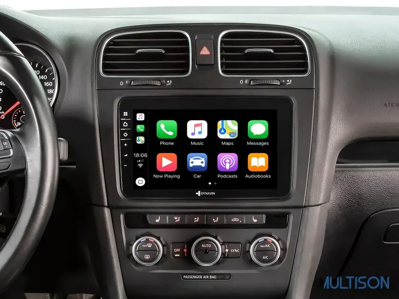 DYNAVIN D9-V8 Premium Flex - Autoradio 8" Carplay Android pour VW, Skoda, Seat
