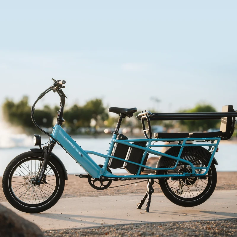 XPedition2 Raindrop Blue Dual-Battery + FREE Running Boards, Cushions, Elite Headlight, Suspension Seat Post, Orbitor ($545 Value)