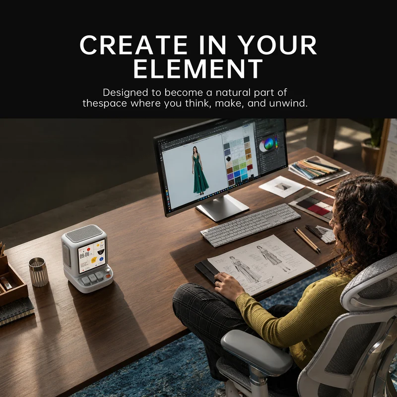Divoom Astrotoo + Times Frame Desk Setup Bundle