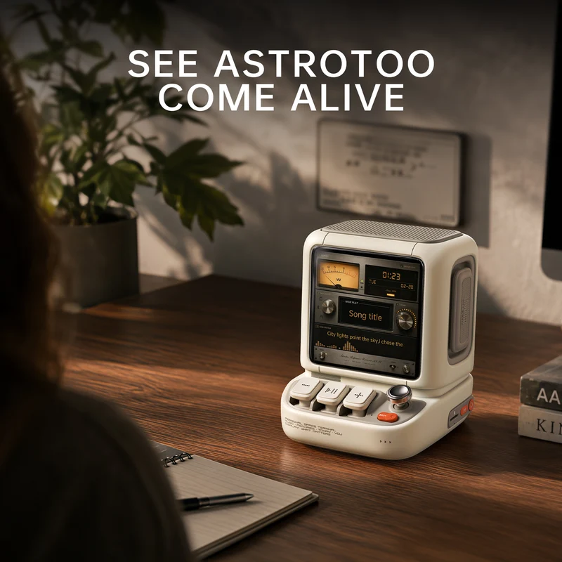 Divoom Astrotoo + Times Frame Desk Setup Bundle