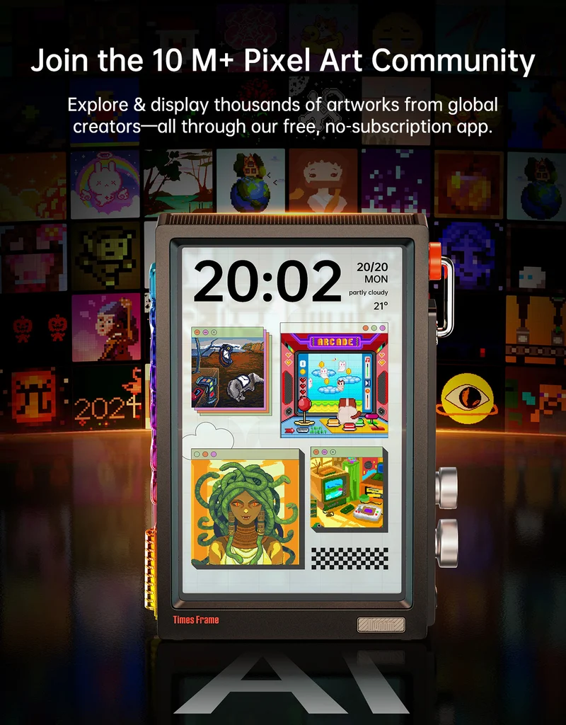 Divoom Times Frame + Times Gate Summer Smart Display Bundle