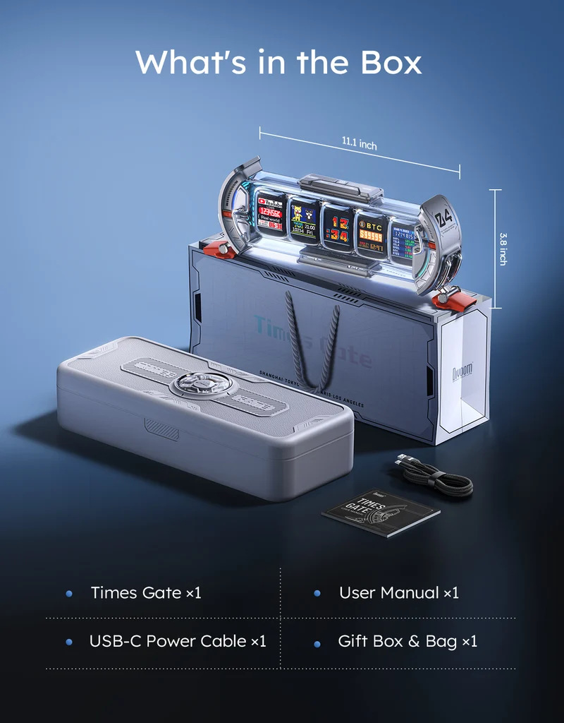 Divoom Times Frame + Times Gate Summer Smart Display Bundle