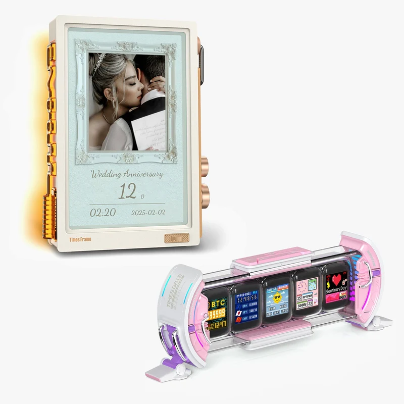Divoom Times Frame + Times Gate Summer Smart Display Bundle