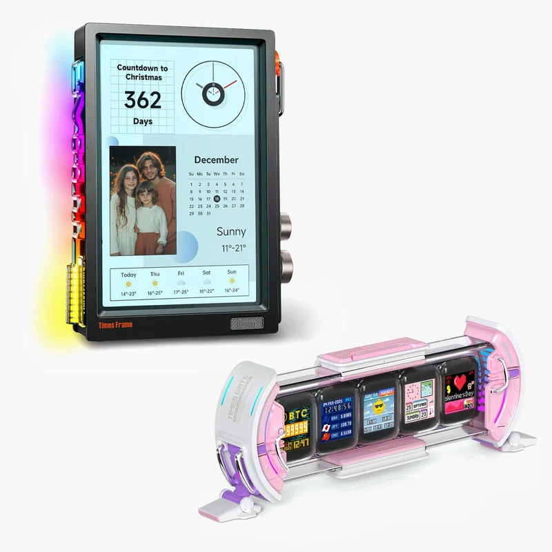 Divoom Times Frame + Times Gate Summer Smart Display Bundle