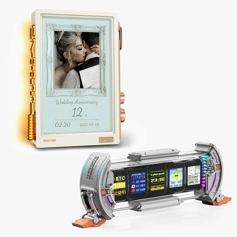 Divoom Times Frame + Times Gate Summer Smart Display Bundle