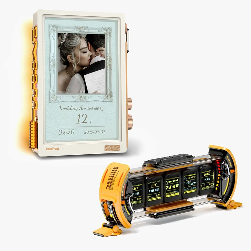 Divoom Times Frame + Times Gate Summer Smart Display Bundle