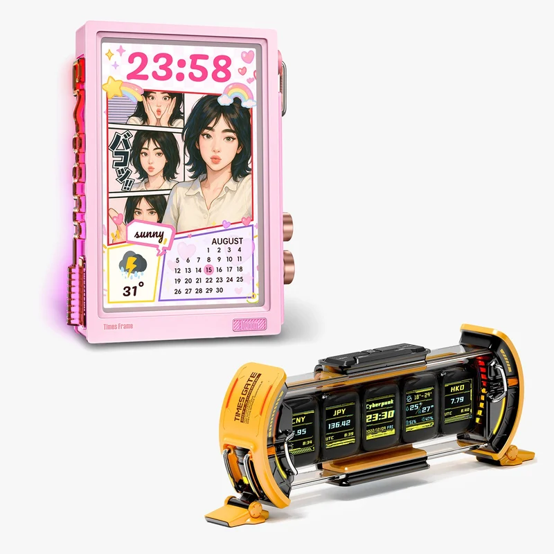 Divoom Times Frame + Times Gate Summer Smart Display Bundle