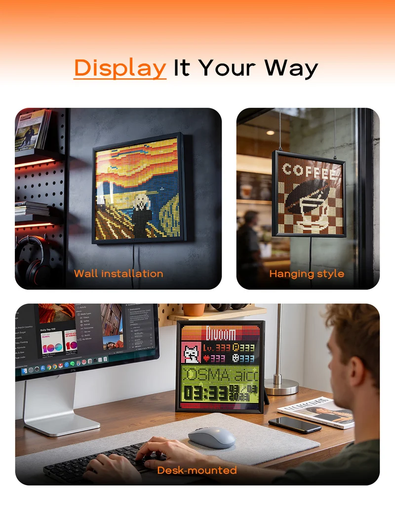 Divoom Pixoo-64Ⅱ + Ditoo-Pro Summer Pixel Art Bundle