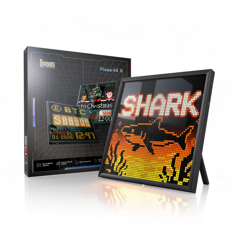 Divoom Pixoo-64Ⅱ + Ditoo-Pro Summer Pixel Art Bundle