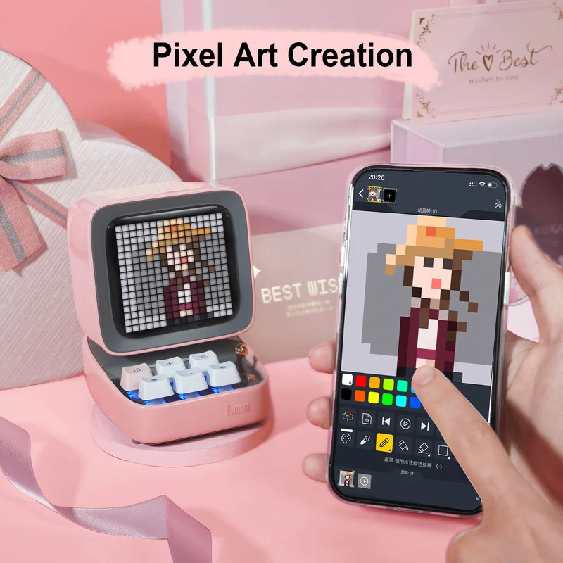 Divoom Pixoo-64Ⅱ + Ditoo-Pro Summer Pixel Art Bundle