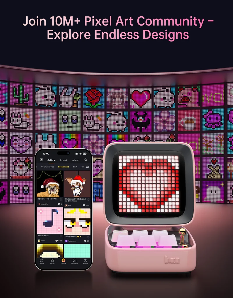 Divoom MiniToo + Ditoo-Pro Summer Pixel Art Bundle