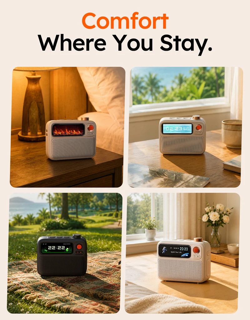 Divoom Tiivoo-2 + FlowToo Summer Audio Display Bundle