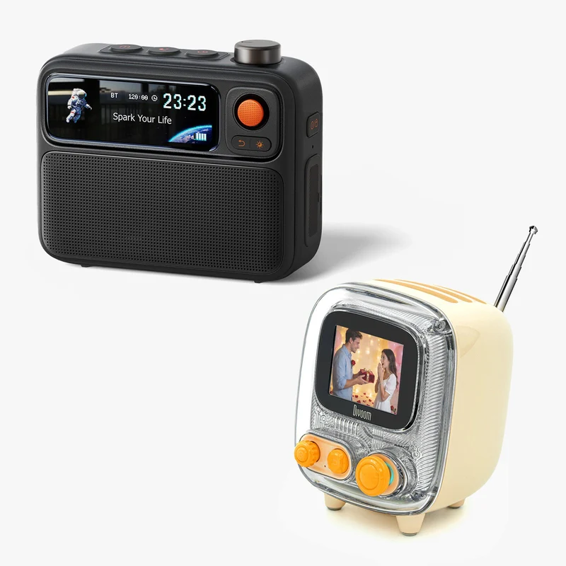 Divoom Tiivoo-2 + FlowToo Summer Audio Display Bundle