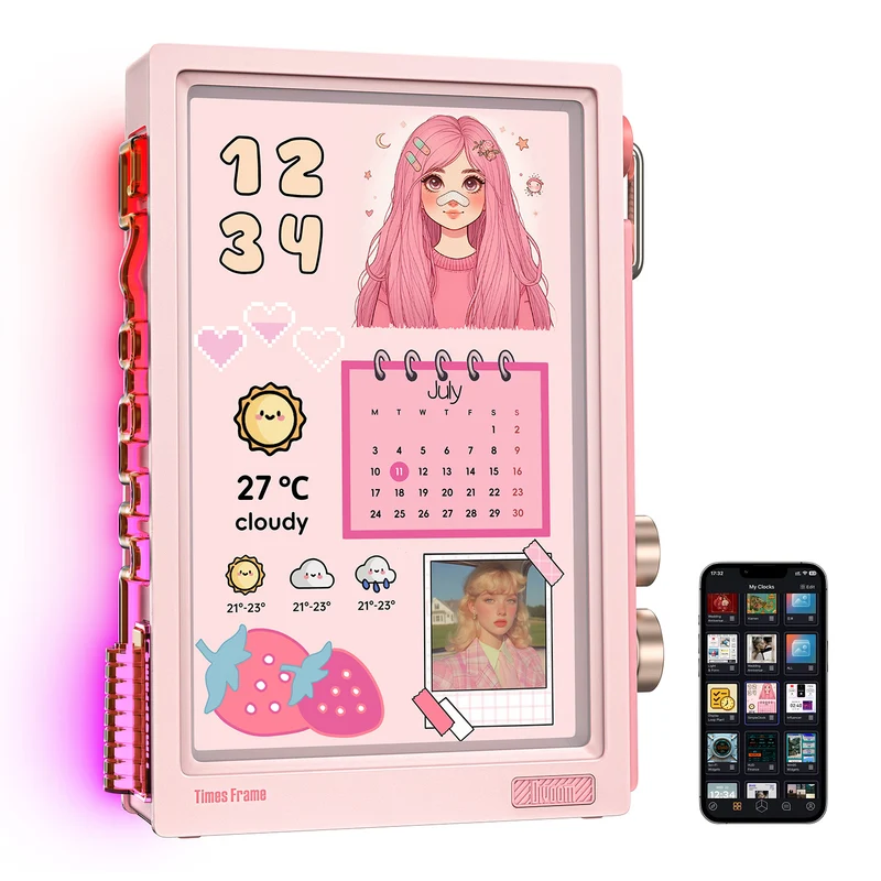 Divoom Times Frame + MiniToo Summer Pixel Display Bundle