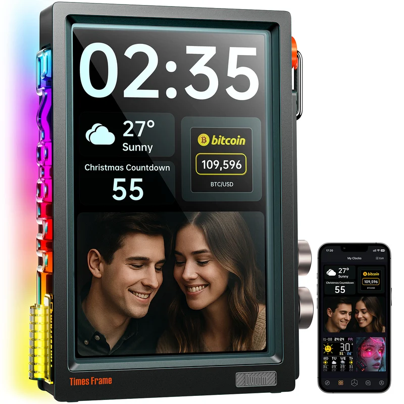 Divoom Times Frame + MiniToo Summer Pixel Display Bundle