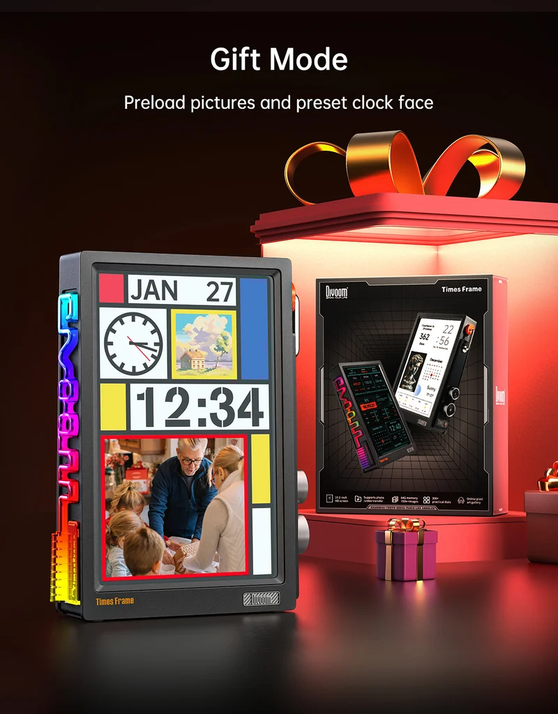 Divoom Times Frame + MiniToo Summer Pixel Display Bundle