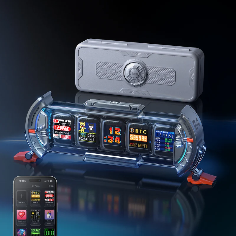 Divoom Times Gate + Tiivoo-2 Summer Desk Setup Bundle