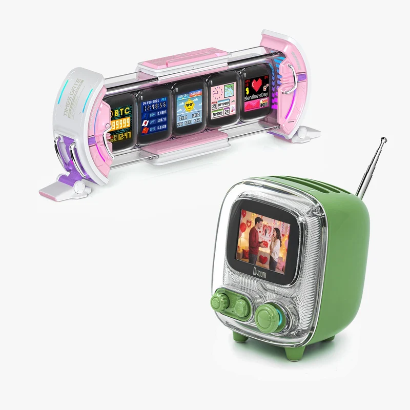 Divoom Times Gate + Tiivoo-2 Summer Desk Setup Bundle