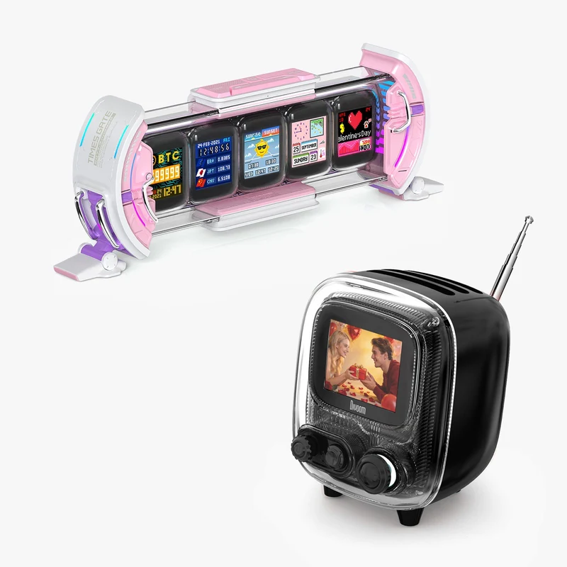 Divoom Times Gate + Tiivoo-2 Summer Desk Setup Bundle
